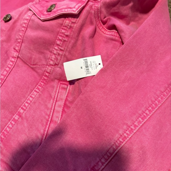 GAP Barbie Pink Denim Trucker Jacket - Picture 4 of 4